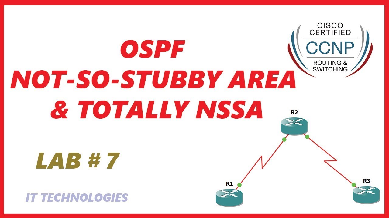 7 OSPF Not So Stubby Area And Totally NSSA YouTube