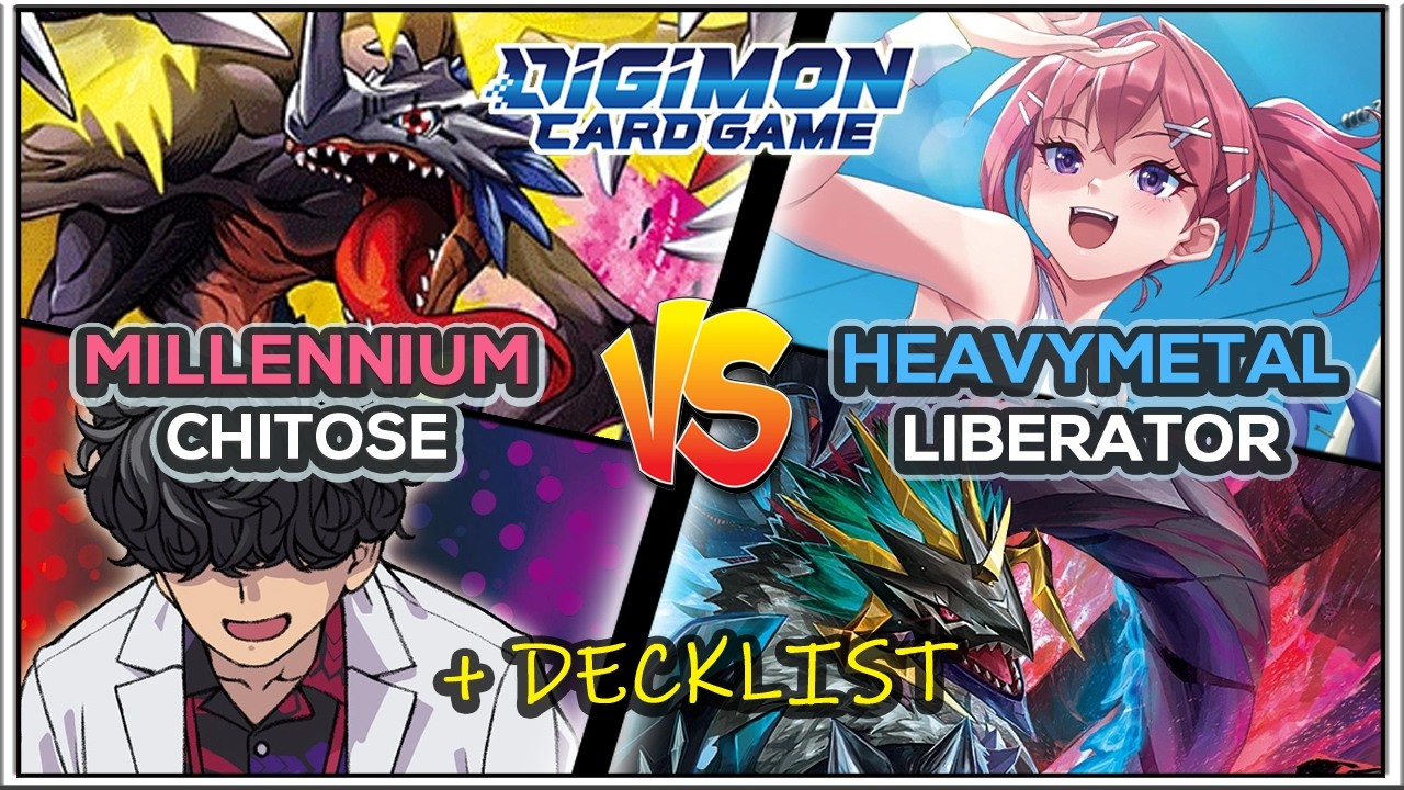 *NEW* Millenniummon vs Heavymetaldramon • EX11 Gameplay + Decklist | DCGO | Digimon TCG