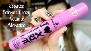 {MMM}: Essence I ♡ Extreme CRAZY VOLUME Mascara First Impression/Demo!♡