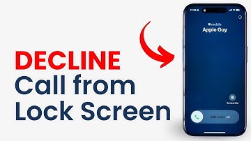 How to Decline Incoming Call From the Lock Screen on ANY iPhone