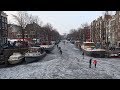 Schaatsen op grachten Amsterdam: mooi, leuk en gevaarlijk / Maart 2018