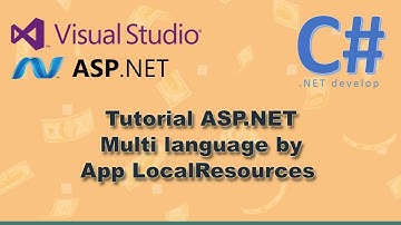 Tutorial  Microsoft Visual Studio ASP.NET C# Multi Language
