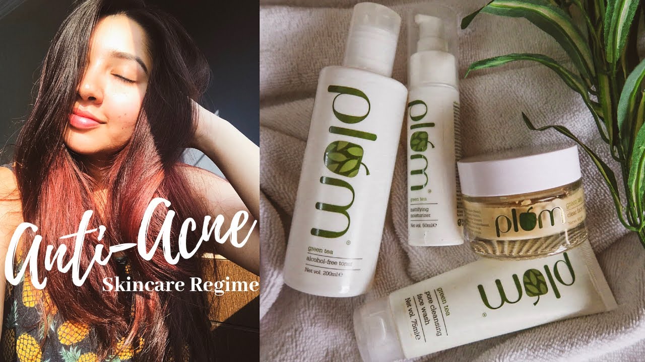 AntiAcne Skincare Regime Plum Green Tea Range Review The Nyeree