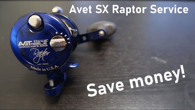 Avet SX 5 3 lever drag fishing reel how to take apart and service 