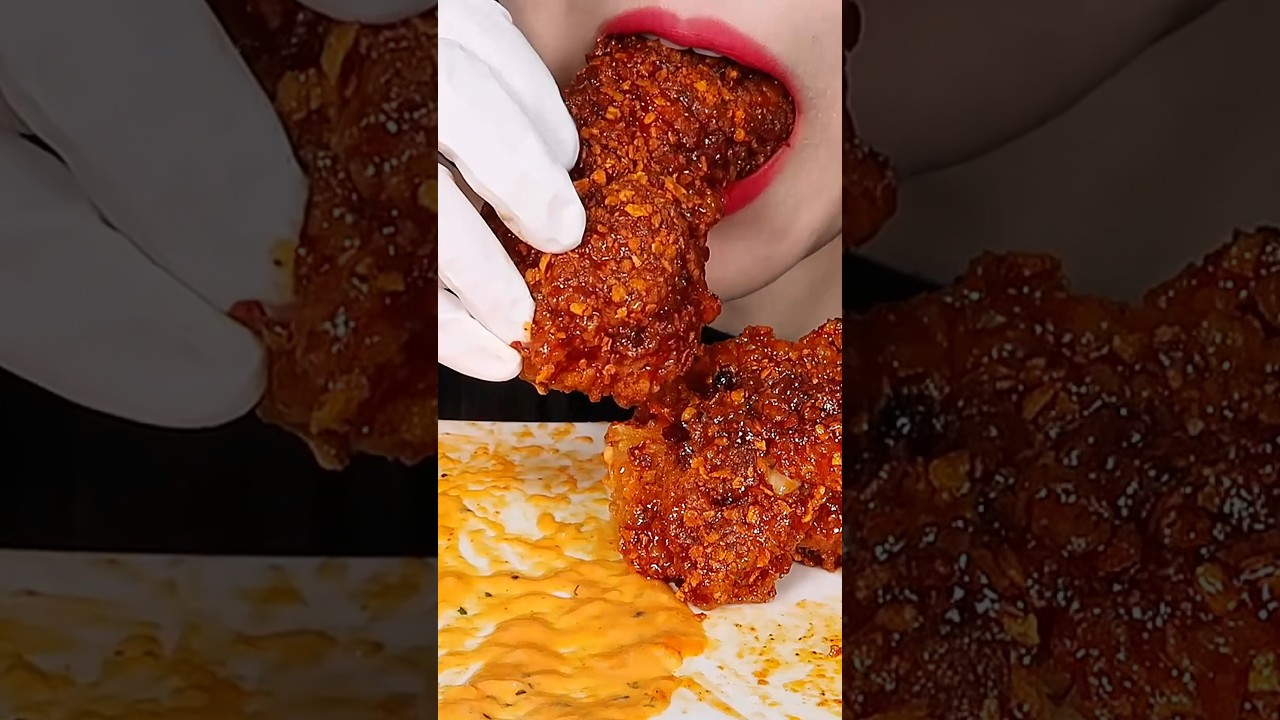 ASMR KFC SPICY FRIED CHICKEN 