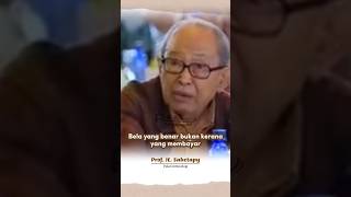 Nasehat Prof Sahetapy pendapat ahli sahetapy motivasi pengacara