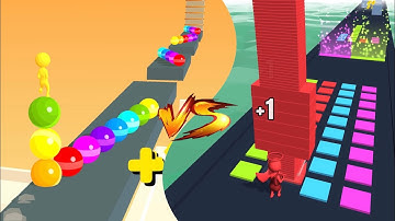 Stack  Rider 🔴🔮VS Stack Color 🌈💥- All Levels Gameplay Walkthrough Android, iOS NEW UPDATE