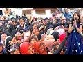 ماريا قحطان تندهش من هتافات الجمهور اثناء استقبالها في مهرجان العودة للمدرسة اليوم