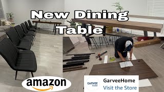 New Dining Table from Amazon! |Garvee Home