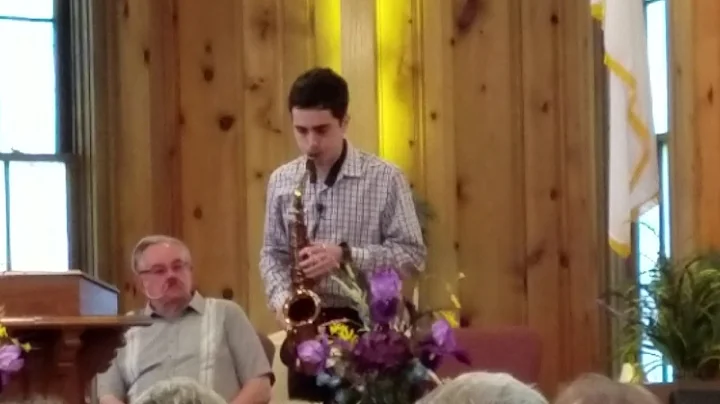 Adam Doyle Performs "Amazing Grace" at Dover Bapti...