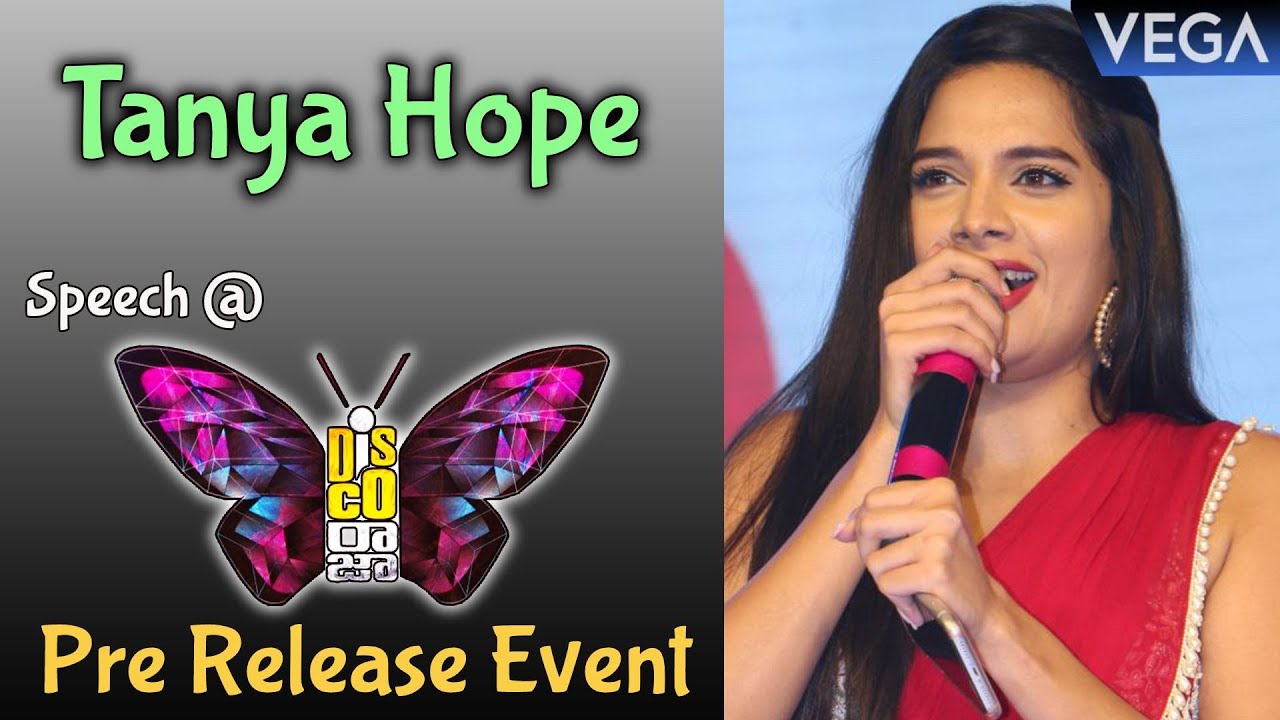 Tanya Hope Speech at Disco Raja Movie Pre Release Event || 