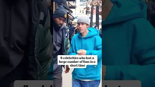 4 celebrities who lost a large number of fans in a short time.#hollywood #2024 #celebrity