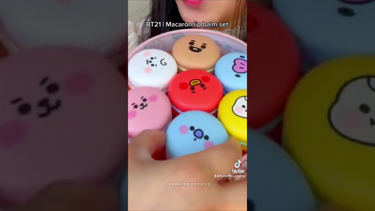 [BT21 BABY] Набор лимитированной серии Macoron Lip Blam (Новинка!)😍