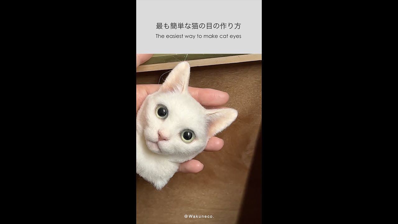 最も簡単に、失敗なく猫の目を作る方法＿The easiest, no-fail way to
