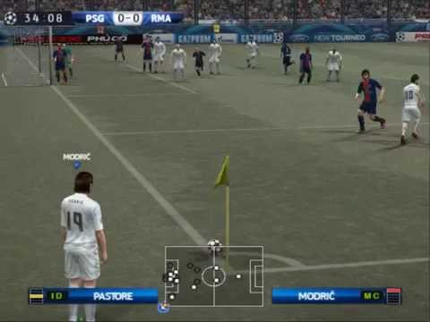 PES 2016 (PS2) UEFA Champions League - 1/4 Final - PSG vs Real Madrid - YouTube