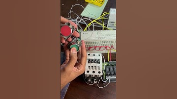 Contactor Holding logic in Delta PLC with the help of a Push button #electrical #plc
