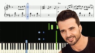 Luis Fonsi - Despacito ft. Daddy Yankee - Piano Tutorial + SHEETS screenshot 4