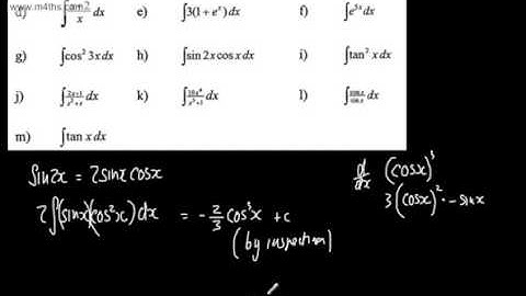 Core 4 - Integration (16) - Last Minute Revision! Exam Practice - Edexcel, AQA and OCR Maths