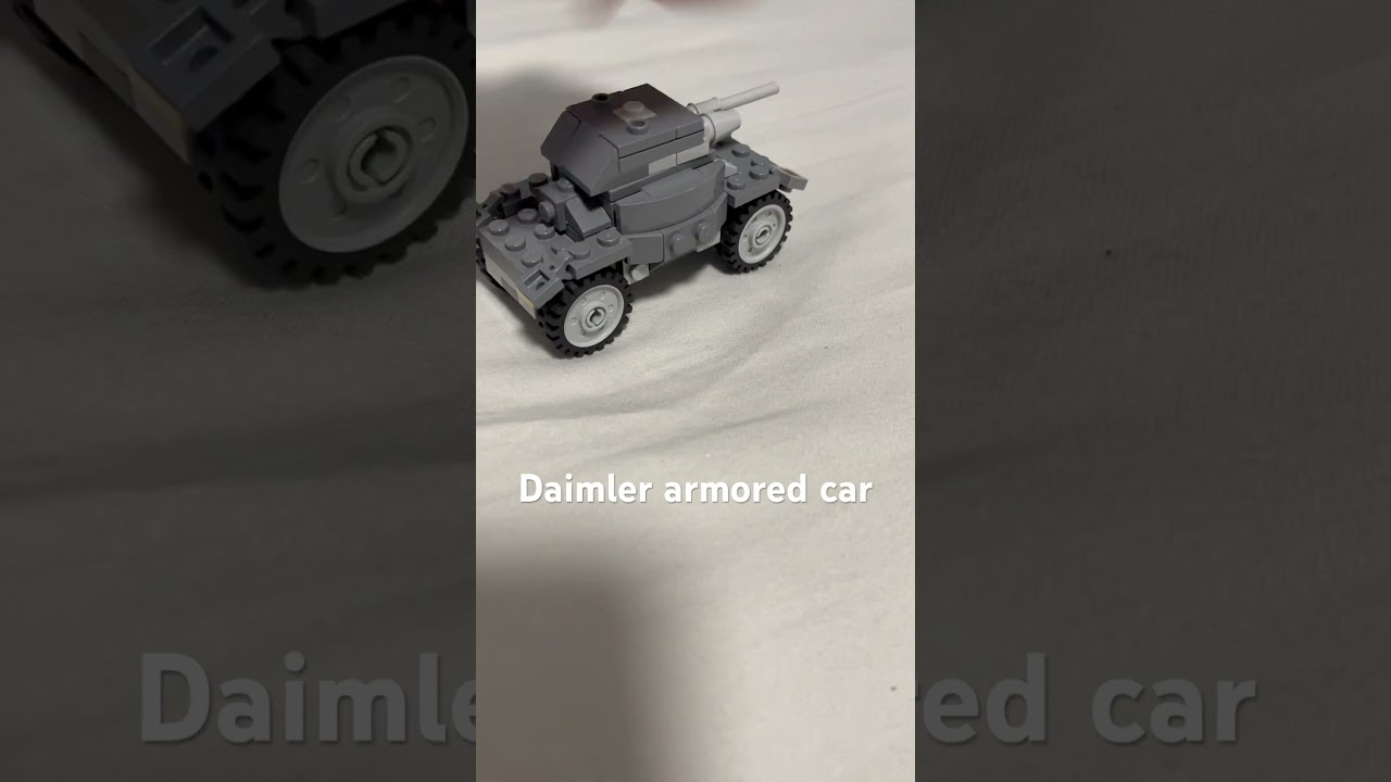 🇬🇧New Lego WWII Daimler armored car 