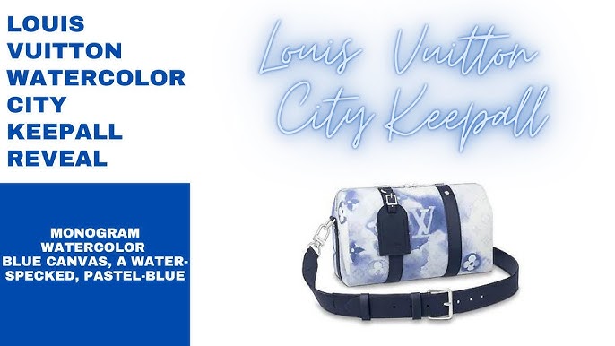 lv city keepall blue