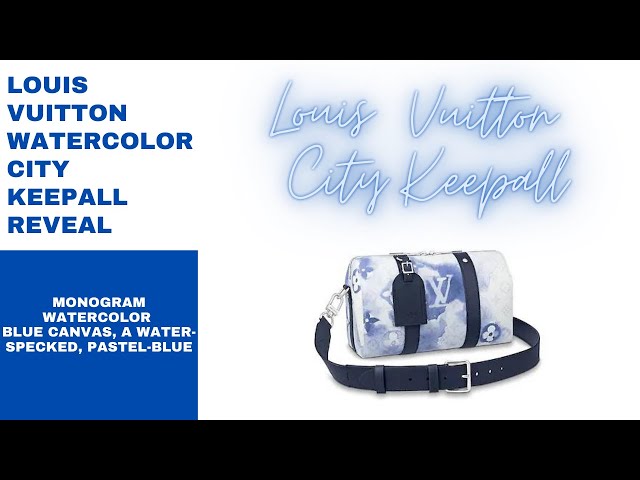 Louis Vuitton Bleu Monogram Watercolor Canvas City Keepall Bag - Yoogi's  Closet