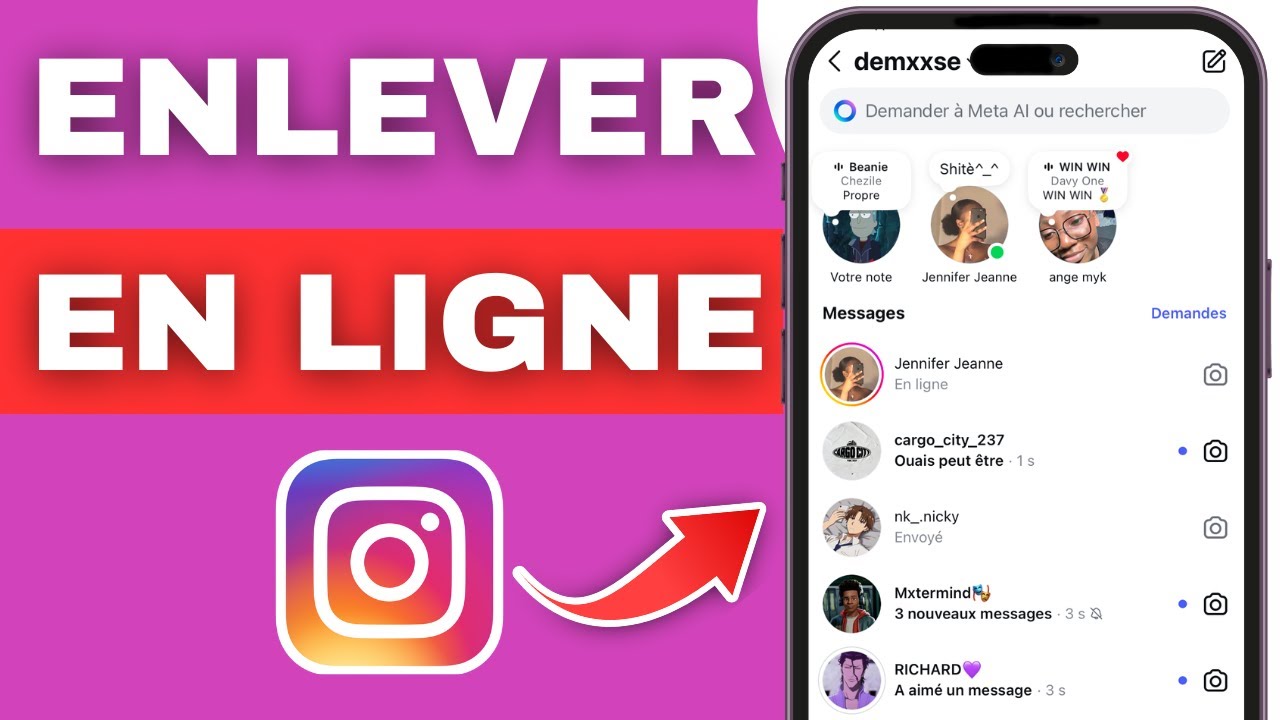 Comment Enlever En Ligne Sur Instagram ( En 2025 ) - YouTube