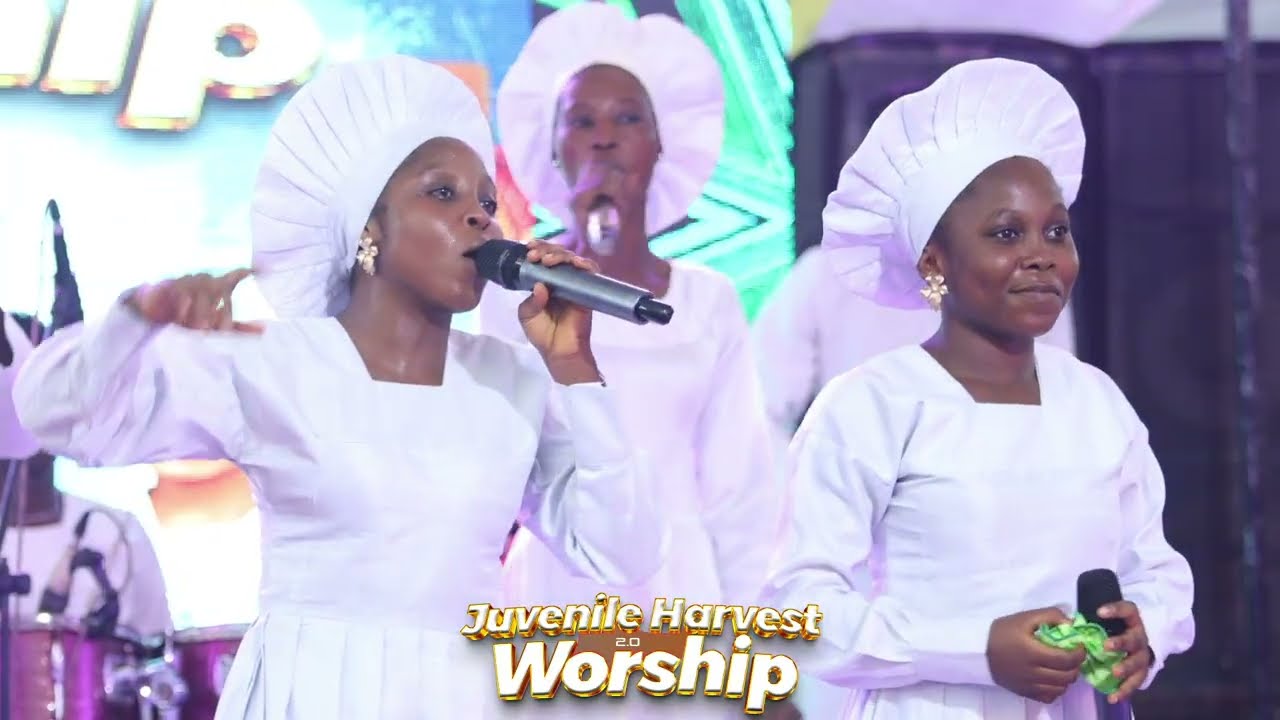 Glorious Twins Ministration at Juvenile Harvest worship with Bola Halleluyah  2.0