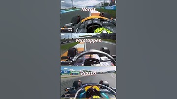 Onboard Madness at Zandvoort! Norris, Verstappen & Piastri Through Turns 1-3