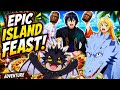 “EP 5 Part 3 – Epic Island Feast Begins! Ultimate Adventure Party &amp; Crazy Food Moments 🍖🔥”