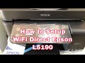 How to WiFi Direct Epson L5190