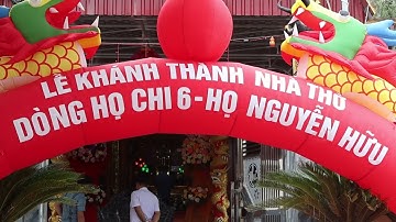 Lễ khánh thành nhà thờ  Chi 6 – dòng họ Nguyễn Hữu ở xóm Hải Thịnh xã Hải Lộc Tỉnh Nghệ An.