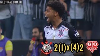 Corinthians 2(1) x (4)2 Audax - Paulistão 2016 - 23/04/2016