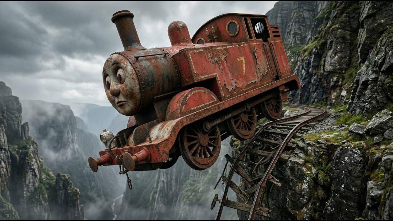 Extreme Recovery: Thomas the Tank Engine Derailment on a Steep Mountain Pass | Full Restoration Pro