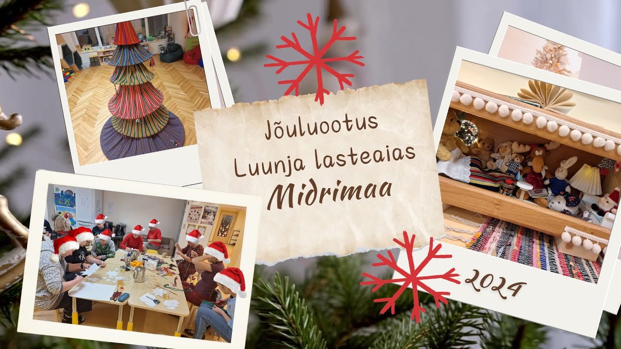 Jõuluootus 2024 Luunja lasteaias Midrimaa