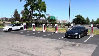 Sacramento Point West Tesla Supercharger