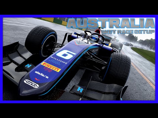 F1 22 Australia F2 Race Setup 