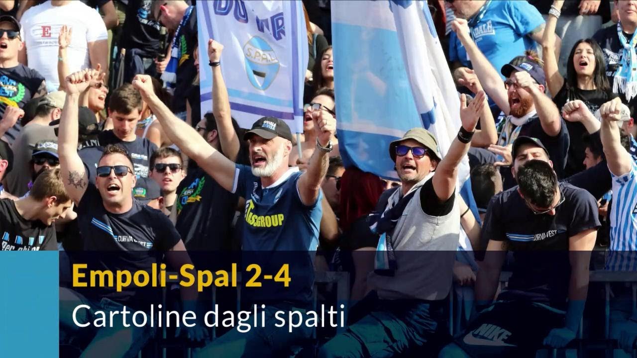 Empoli-Spal 2-4, cartoline dagli spalti