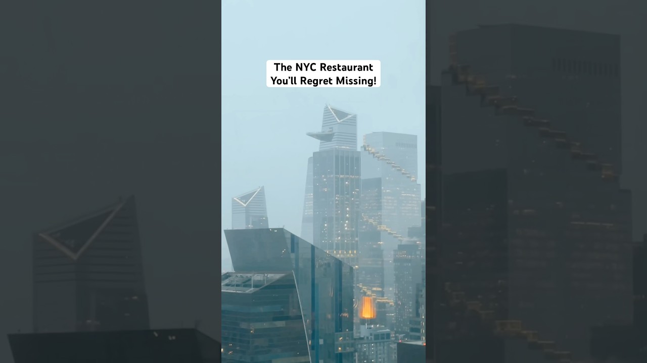 The View NYC: the city’s ONLY revolving restaurant with 360° skyline dining. 🗽🍴