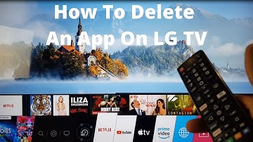 LG Smart TV / Uninstall Delete an App / How to (2021)