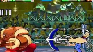 Popeye vs The Juggernaut Bitch (Mugen) @RomanticWarrior86