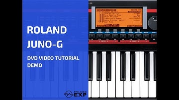 Roland Juno-G DVD Video Tutorial Demo Review Help