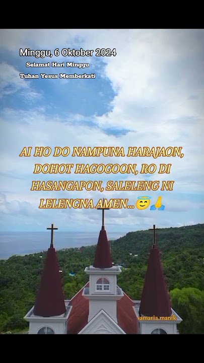 AI HO DO NAMPUNA HARAJAON #hkbp #batakviral #lagurohanikristen #subscribe #shorts 😇💖🌏🙏