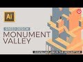 Monument Valley - Speed Design - Adobe Illustrator - with FREE Project File