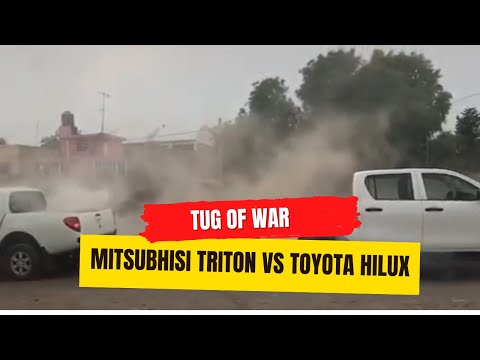 Tug Of War - Mitsubhisi Triton vs Toyota Hilux