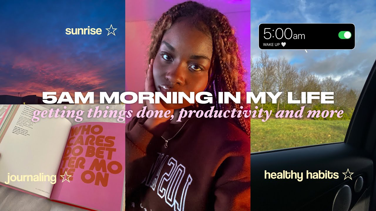 WAKING UP AT 5AM ♡ productivity, healthy habits and finding balance