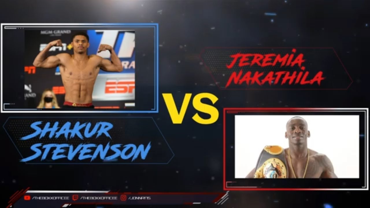 Shakur Stevenson vs. Jeremiah Nakathila Boxing Odds, Pick ...