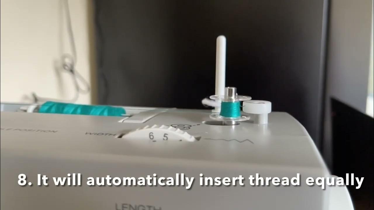 Singer Heavy Duty 4423 Sewing machine Bobbin winding sewinghacks 