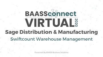 Swiftcount Warehouse Management | BAASS Connect Virtual