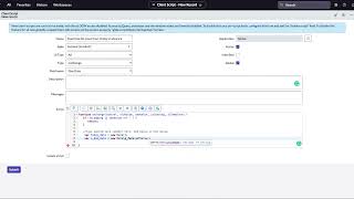 Due Date Client Script -ServiceNow (Medium Level)