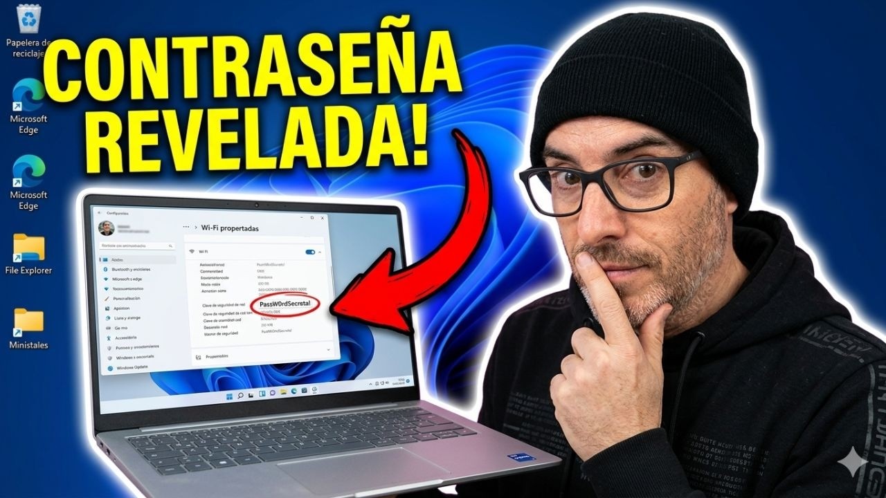 🔑 ¡SIN PROGRAMAS! Cómo ver la contraseña del WiFi en Windows 11 2026 (Si se me OLVIDO)